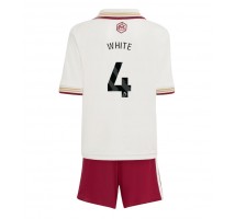 Arsenal Ben White #4 Koszulka Trzecia dzieci 2025-26 Krótki Rękaw (+ krótkie spodenki)